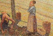 Camille Pissarro Detail of Pick  Apples oil on canvas